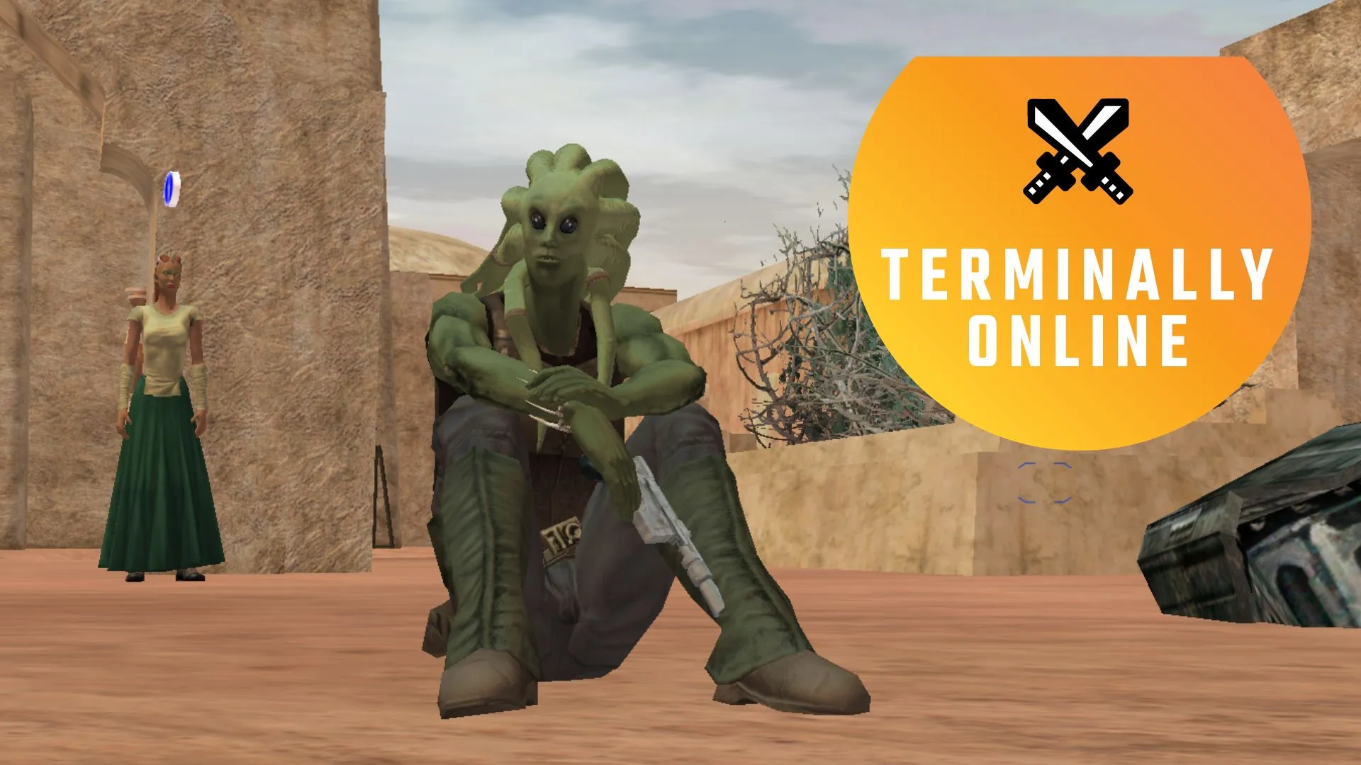 Aktivitas pemain dalam menjelajahi peta terbuka game online multiplayer.